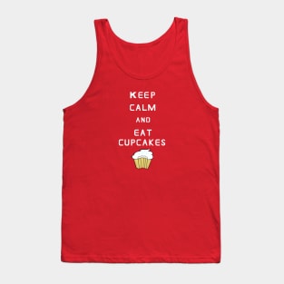 Keep Calm and Eat Cupcakes Tank Top